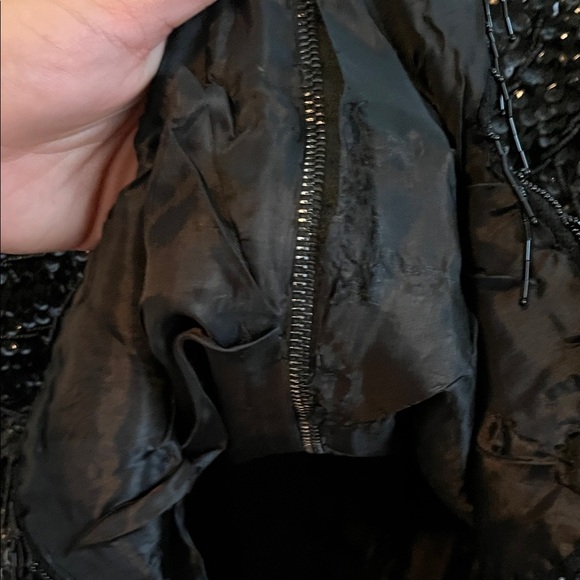 Elegant Black Sequin Tank Top - Picture 6 of 6